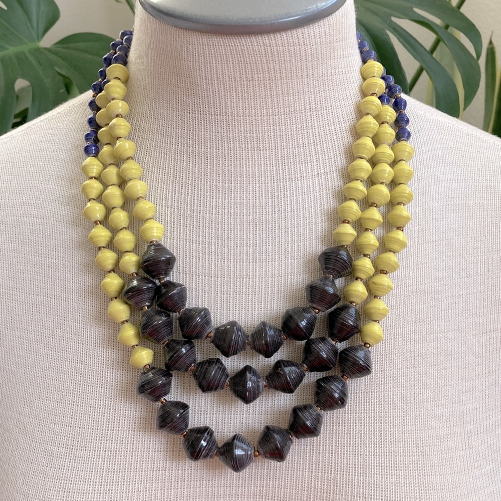 31 Bits Triple Layered Necklace (NWOT)